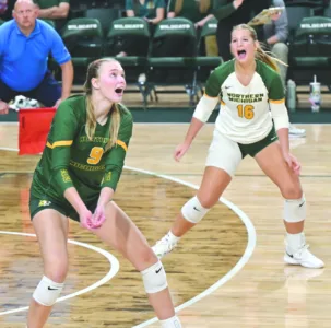 Rivals clash tonight: NMU volleyball team hosts Tech at Vandament Arena